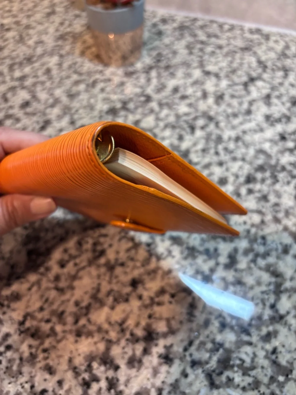 Louis Vuitton Orange PM Agenda